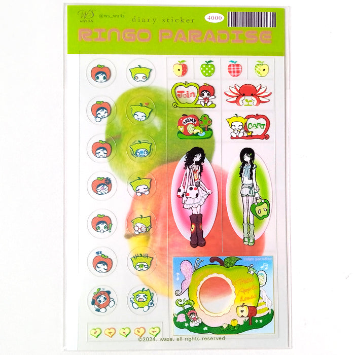 RINGO PARADISE STICKERS – WASA