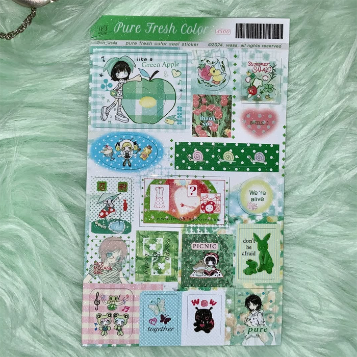 PURE FRESH COLOR STICKERS – WASA