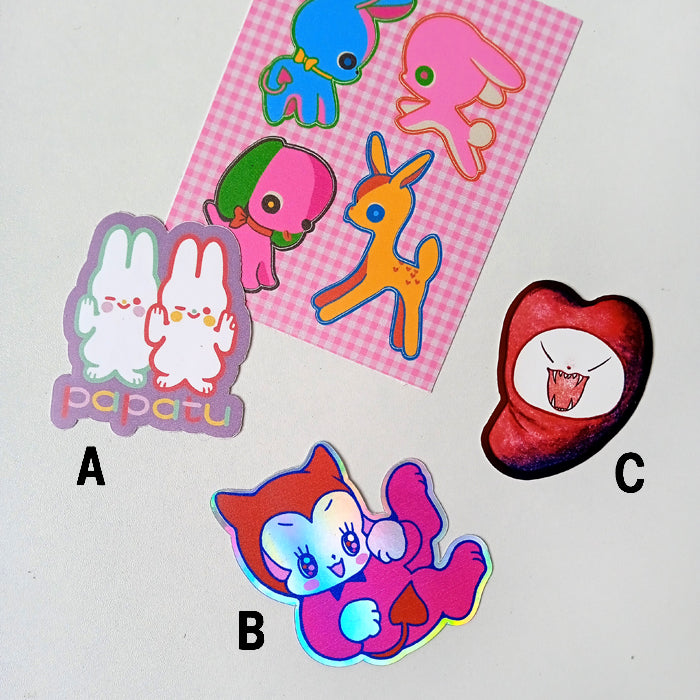 PLUSHIES STICKERS – XUH