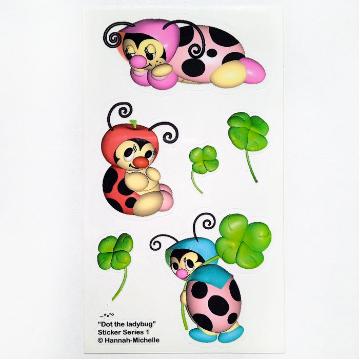 DOT THE LADYBUG STICKERS – HANNAH-MICHELLE