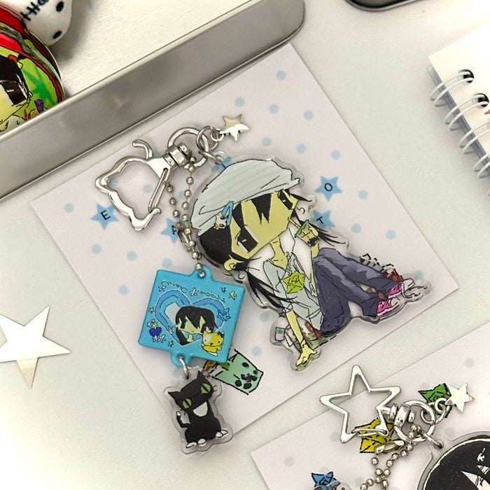 BOBA TEA KEYCHAIN – 7:45