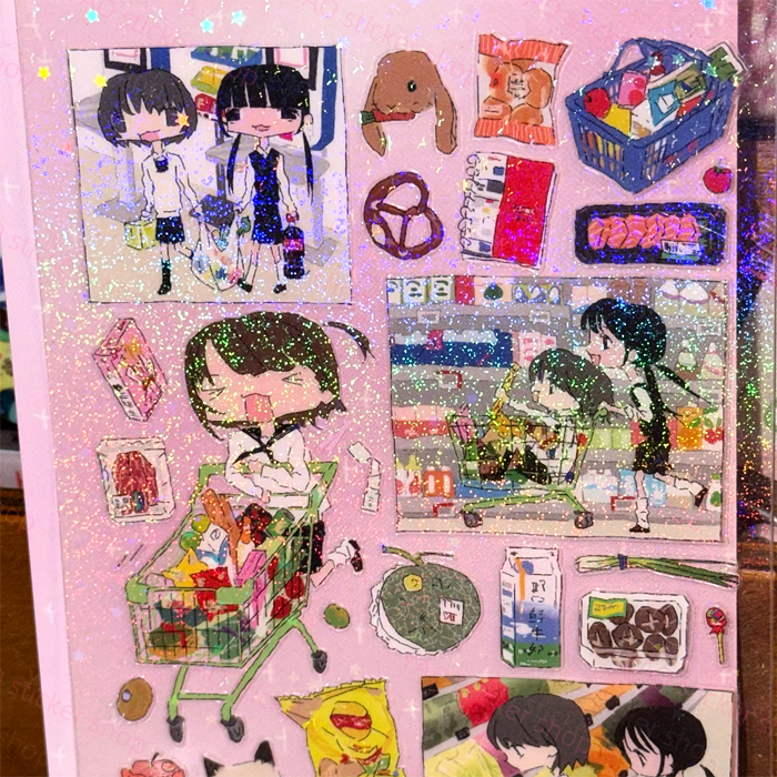 SUPERMARKET ADVENTURE STICKERS – 7:45