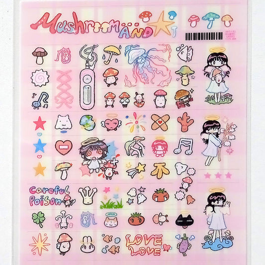 MUSHROOM STICKERS – AMUSTEW