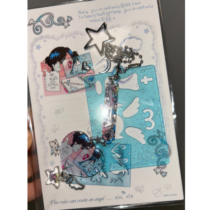 ANGEL RULER KEYCHAIN – SUNONEBIRD
