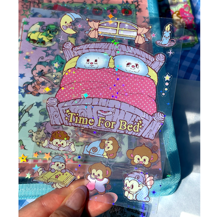 TIME FOR BED STICKERS – HANNAH-MICHELLE