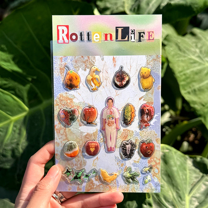 ROTTEN LIFE 3D STICKERS – BROKEN JOYSTICK