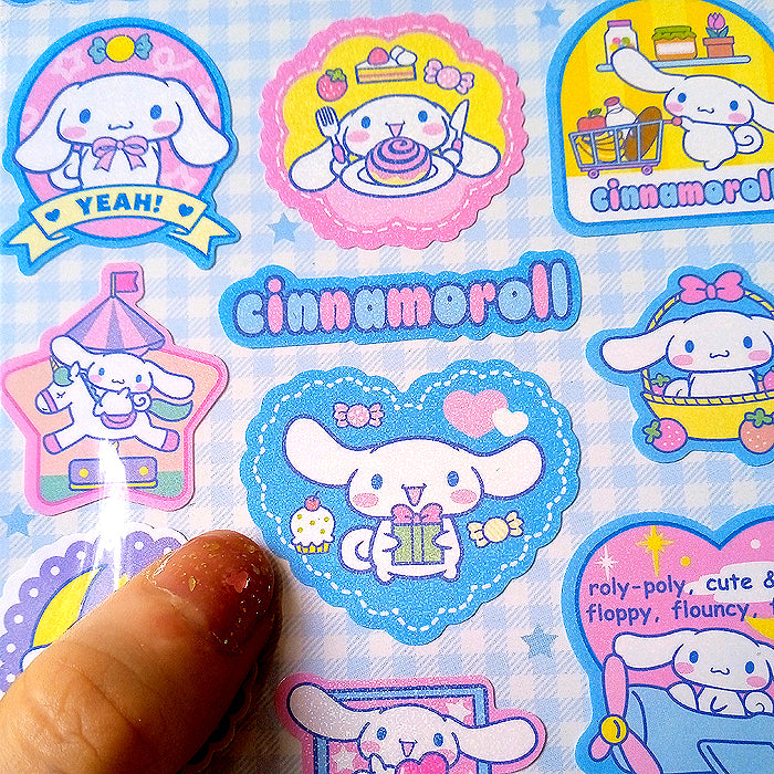 CINNAMOROLL BADGE STICKERS