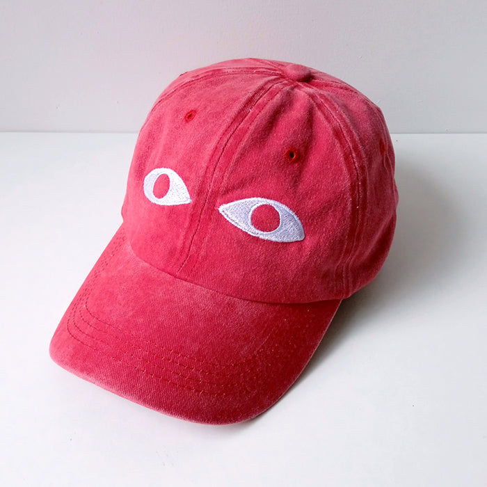 EYES HAT ★ RED DENIM