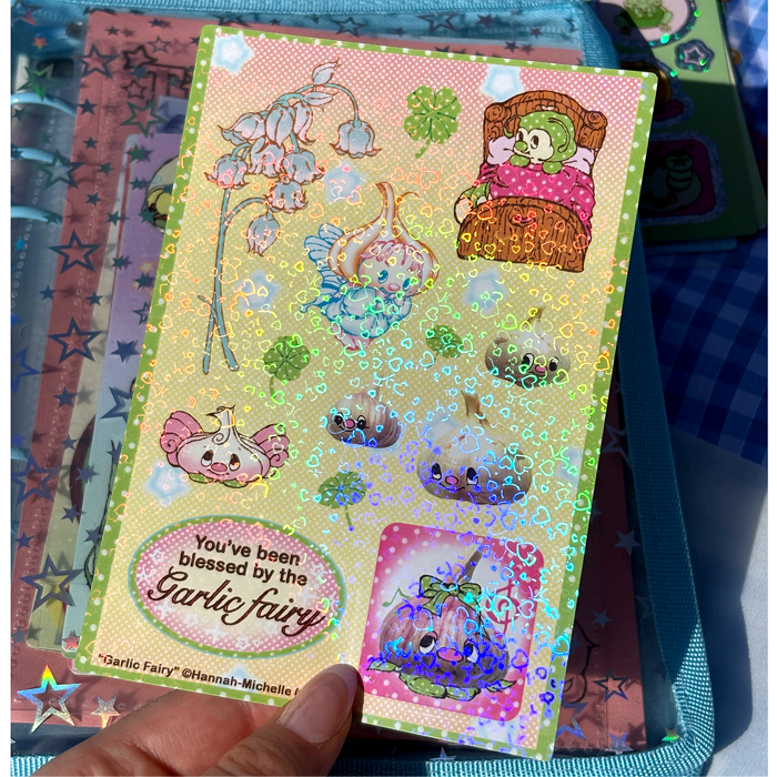 GARLIC FAIRY STICKERS – HANNAH-MICHELLE