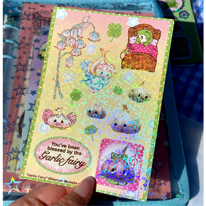 GARLIC FAIRY STICKERS – HANNAH-MICHELLE