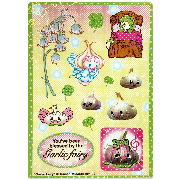 GARLIC FAIRY STICKERS – HANNAH-MICHELLE