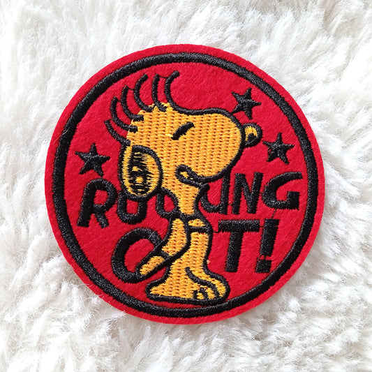 SNOOPY PATCH ★ ROCKING OUT