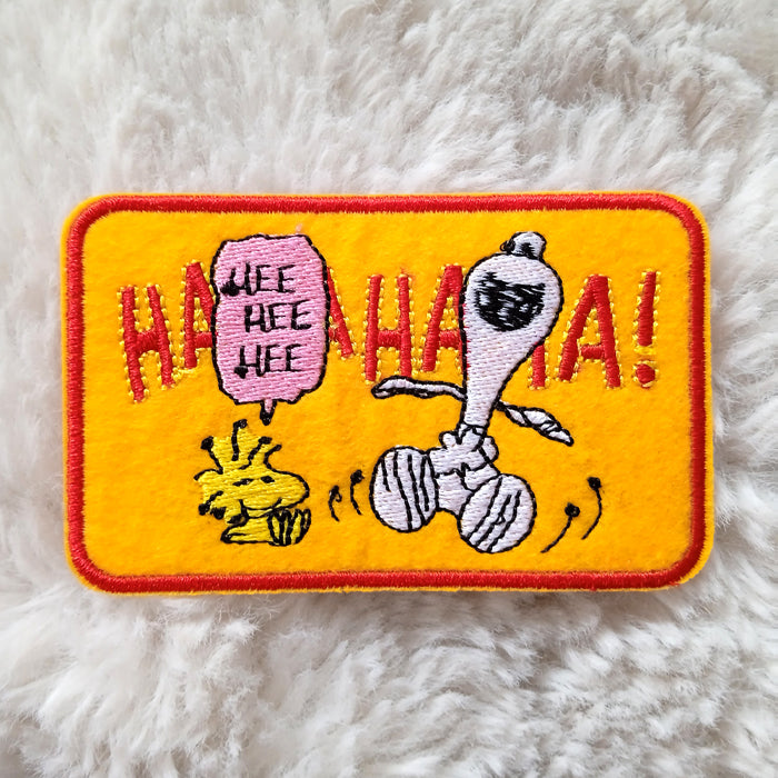 SNOOPY PATCH ★ HA HA HA