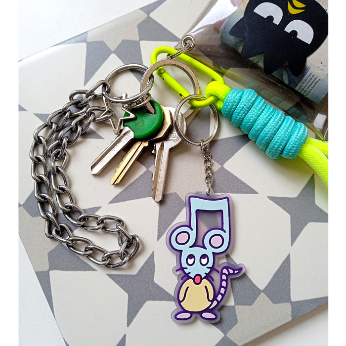 MUSIC MOUSE KEYCHAIN