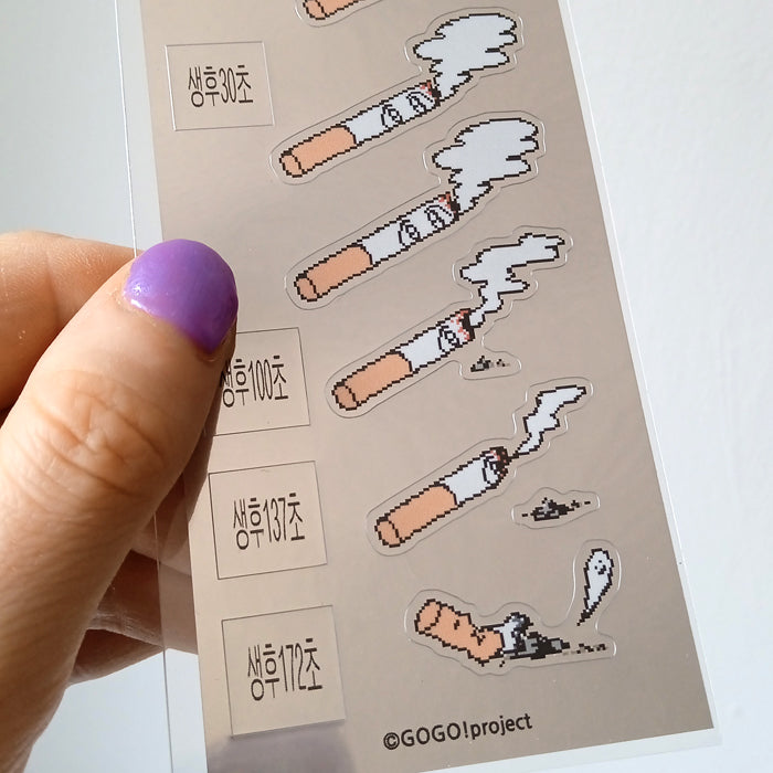 LIFE OF CIGGIE STICKERS – GOGO! PROJECT