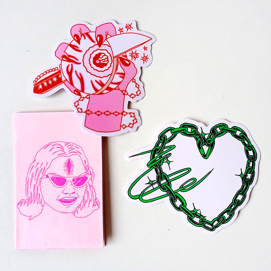 CONJUNTIVITIS MINI ZINE & STICKER SET