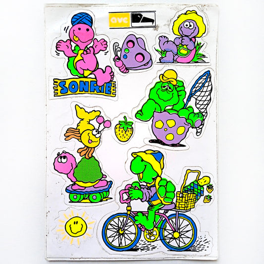 NEON TURTLE STICKERS