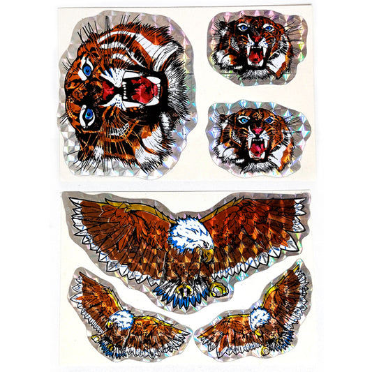 TIGER & EAGLE STICKERS