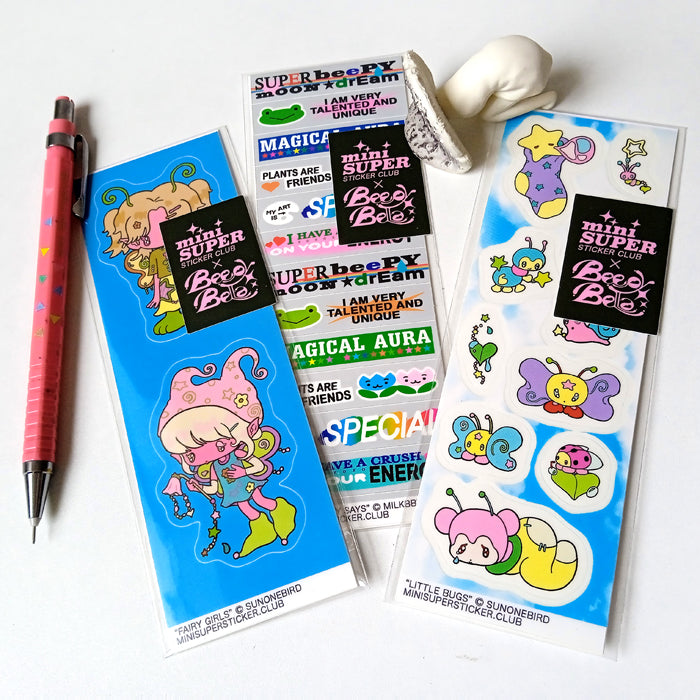 SUPER BEEPY SAYS STICKERS – MILKBBI