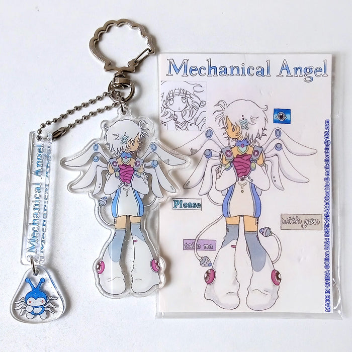 MECHANICAL ANGEL KEYCHAIN – OLIWA