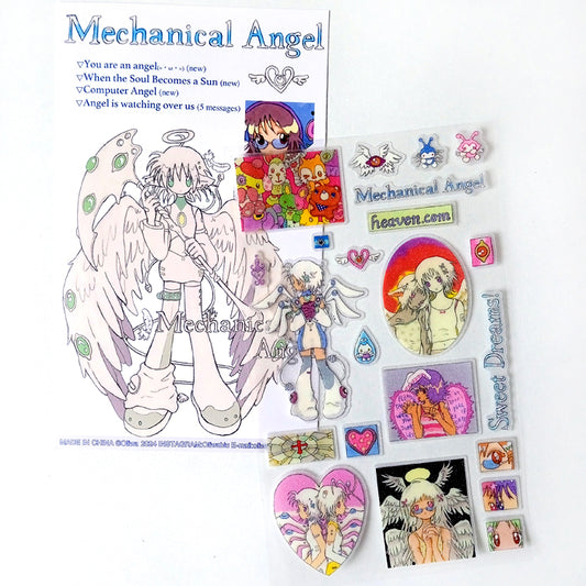 MECHANICAL ANGEL STICKERS – OLIWA