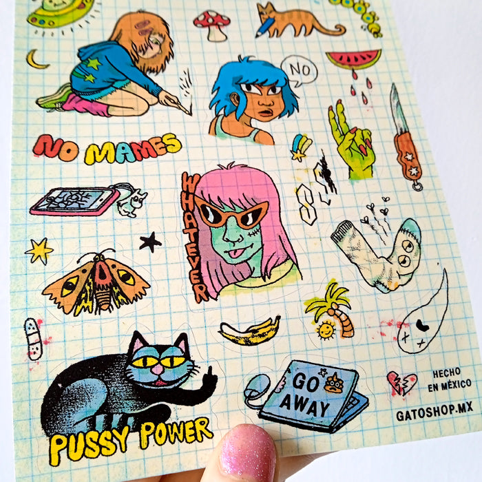 CRAZY NOTEBOOK STICKERS – INECHI