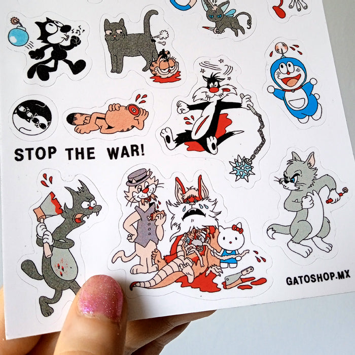 STOP THE WAR STICKERS – INECHI