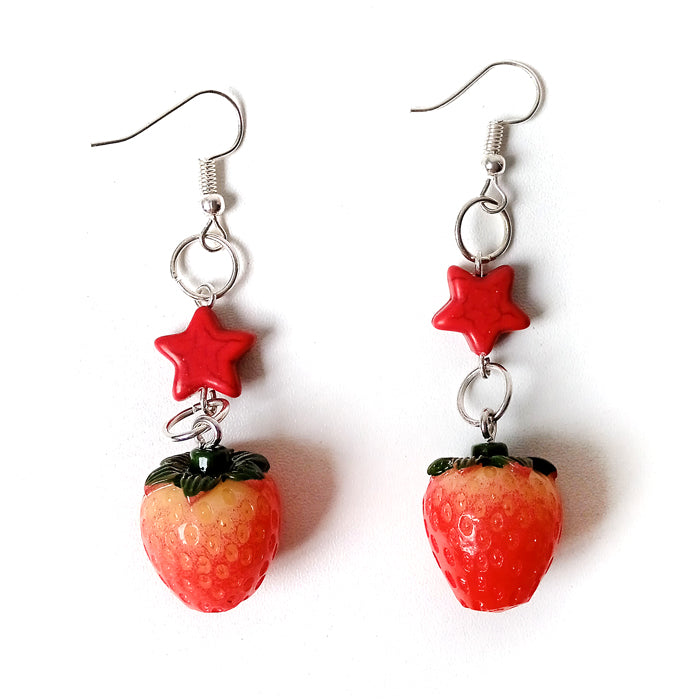 STRAWBERRY EARRINGS