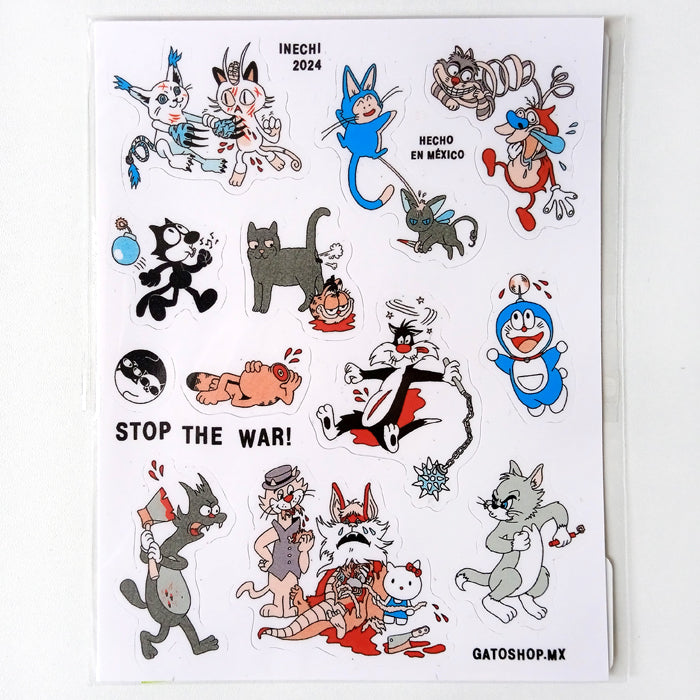 STOP THE WAR STICKERS – INECHI