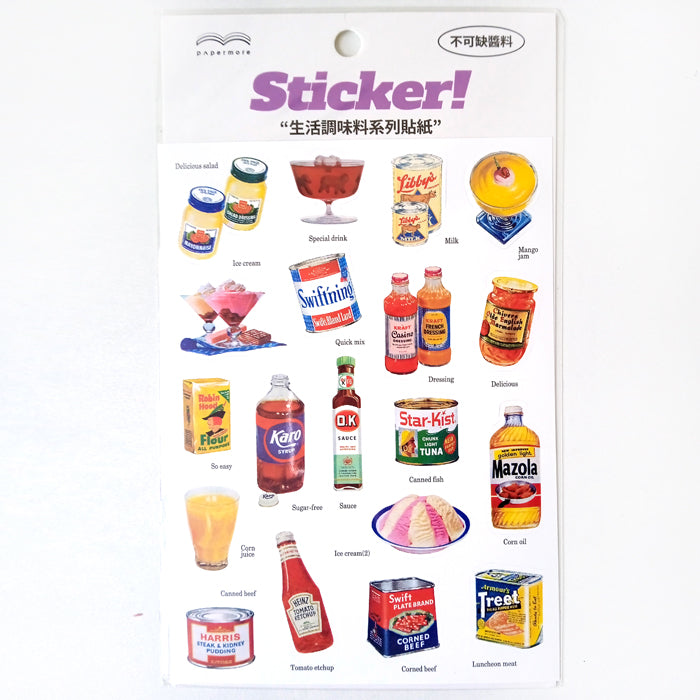 CONDIMENT STICKERS