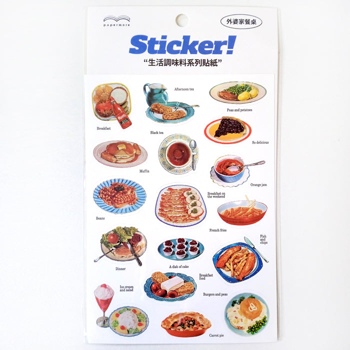 DISH STICKERS