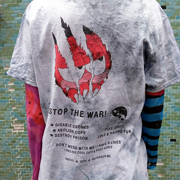 STOP THE WAR ★ TIE-DYE TSHIRT