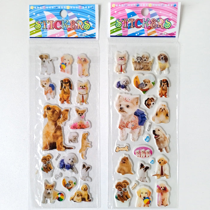 3D PUPPY STICKERS