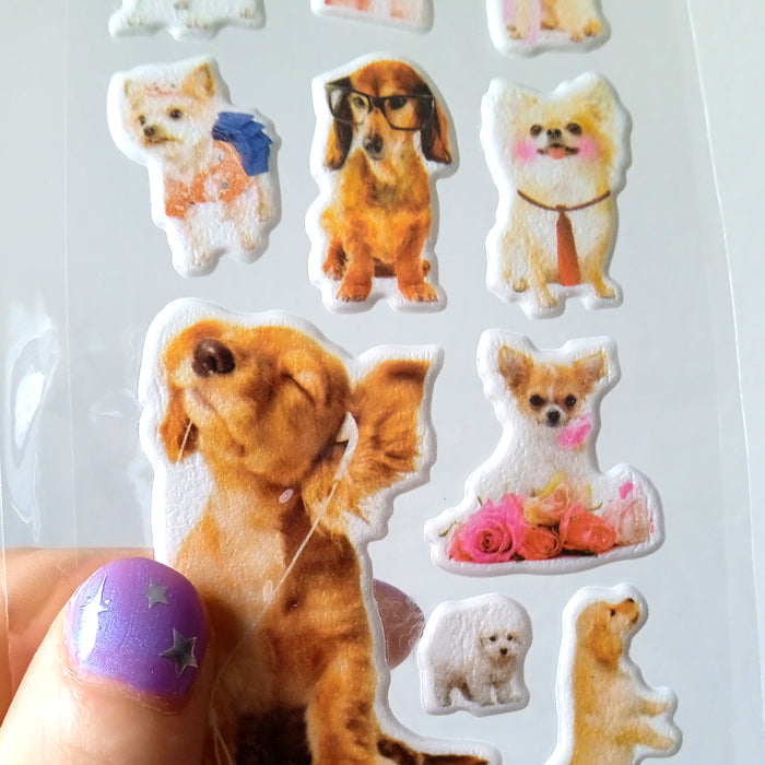 3D PUPPY STICKERS