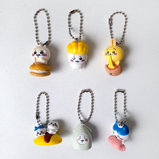 CHIIKAWA SNACK KEYCHAINS