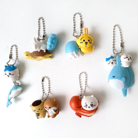 CHIIKAWA OCEAN KEYCHAINS