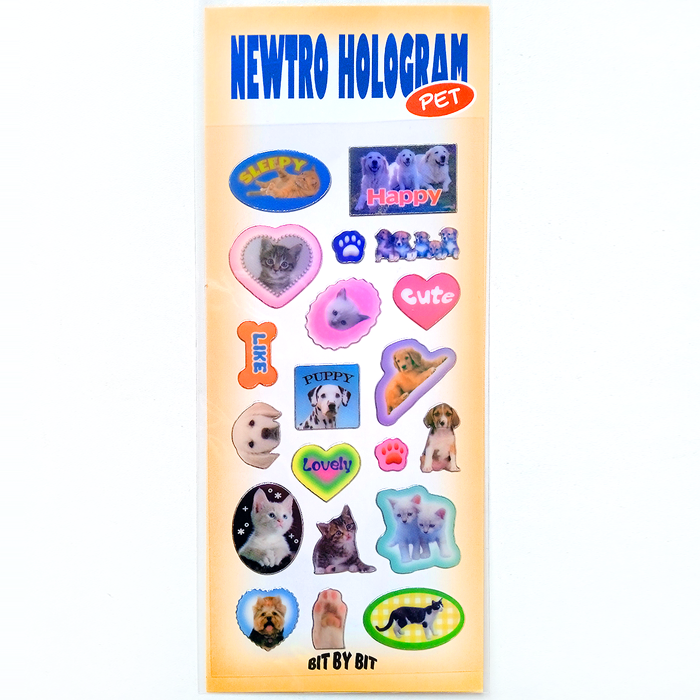 NEWTRO HOLOGRAM STICKERS ★ PETS