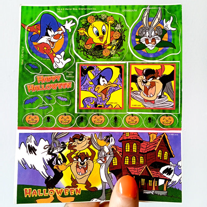 HALLOWEEN LOONEY TUNES 2 STICKERS