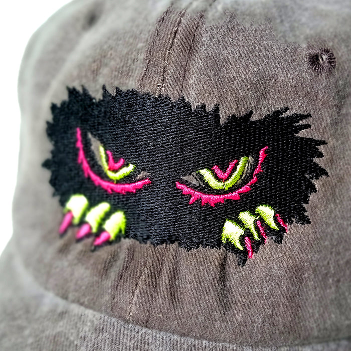 CRAZY HOLE HAT ★ EARTH BROWN