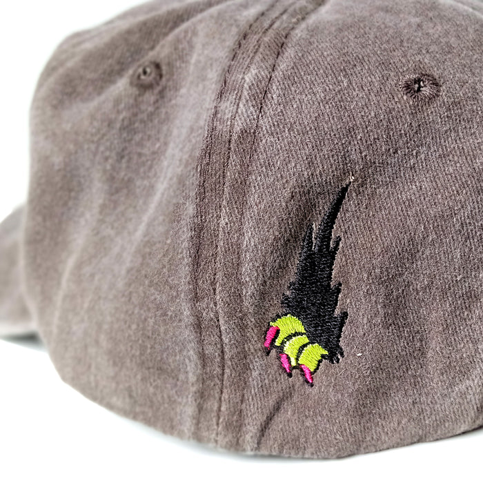 CRAZY HOLE HAT ★ EARTH BROWN