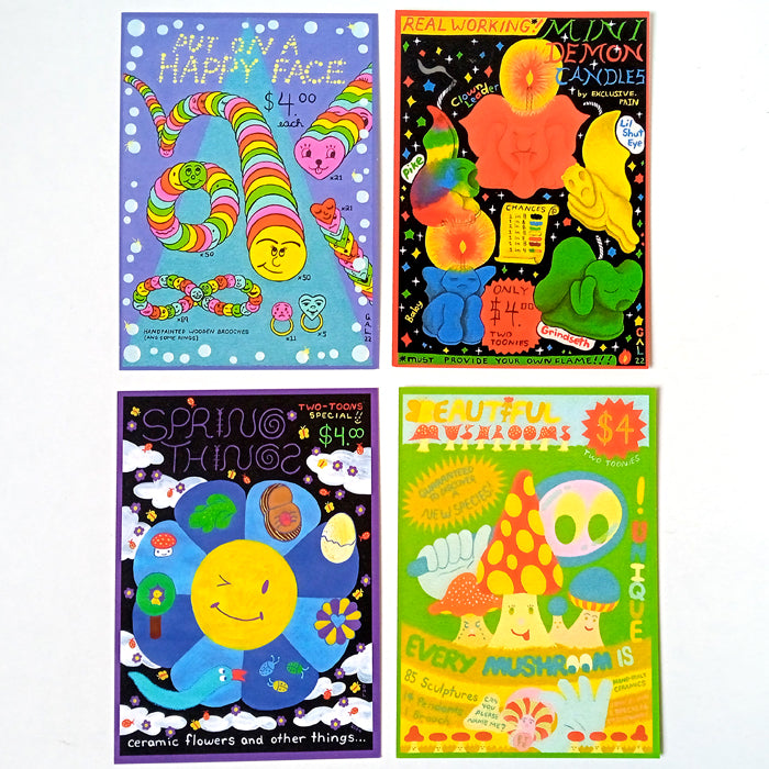 CAPSULE VENDING MACHINE XL POSTCARD SET – GINETTE LAPALME