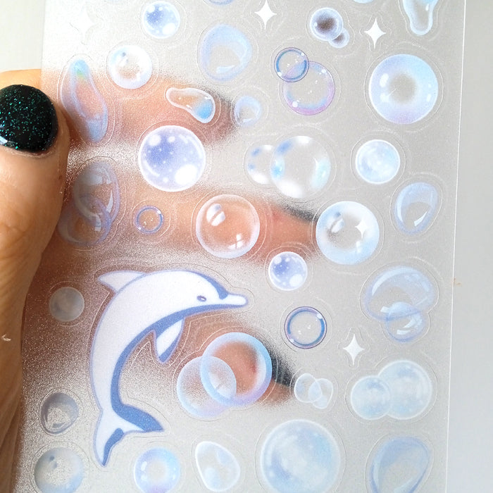 FROSTED BUBBLES STICKERS