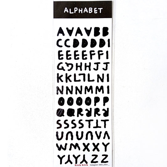 ALPHABET STICKERS