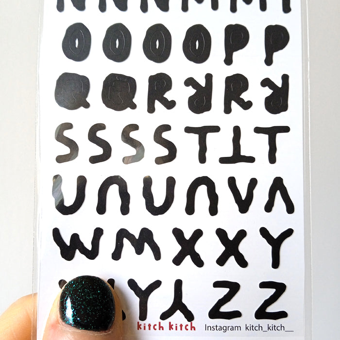 ALPHABET STICKERS
