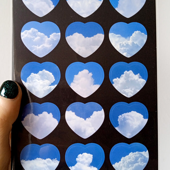 CLOUD HEART PHOTO STICKERS