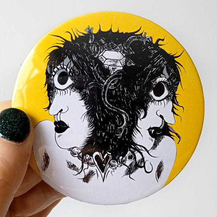 SALIVA XL BUTTON & STICKER SET – BERE MEDINA