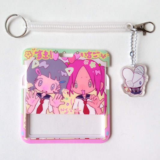 PURIKURA CARD HOLDER KEYCHAIN – SUNONEBIRD