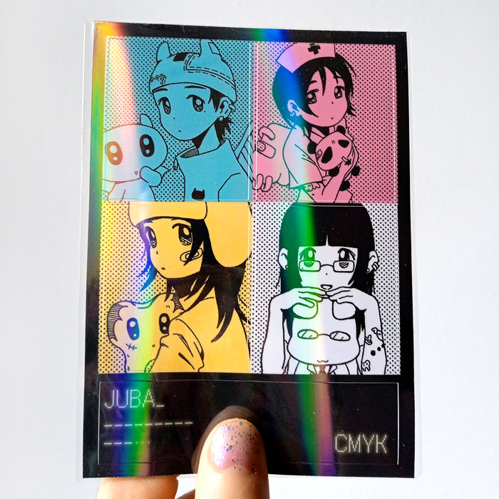 CMYK STICKERS – JUBA