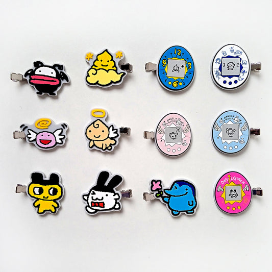 TAMAGOTCHI HAIRCLIPS