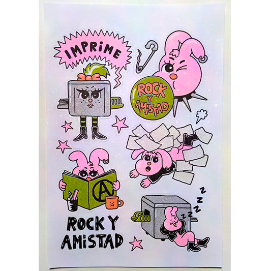 ROCK Y AMISTAD STICKERS – ARTICHOKAT